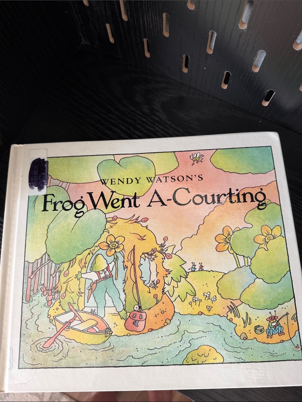Frog Went A-Courting Hardcover Book - Pastel Multicolor